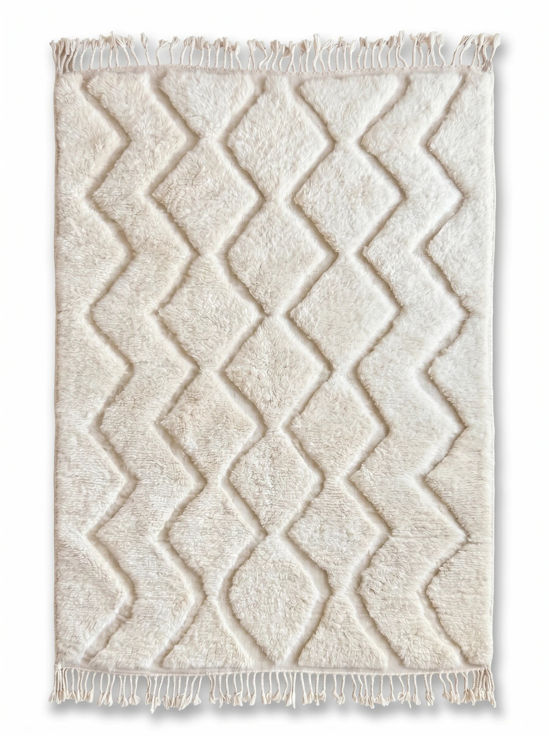 Tappeto Beni Ouarain 151 x 275 cm, tappeto berbero fatto a mano in lana | Tamazi