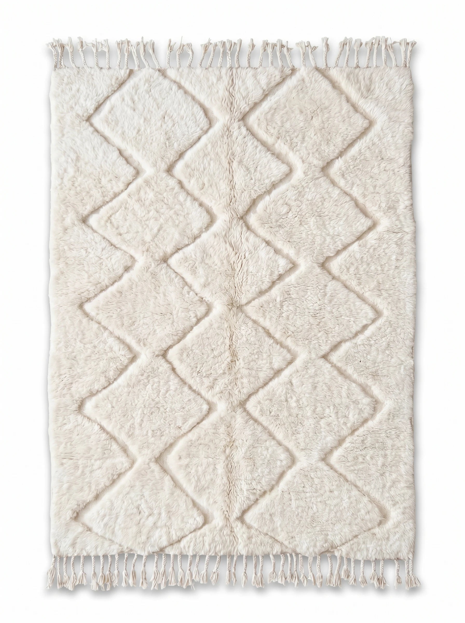 Tappeto Beni Ouarain 151 x 280 cm, tappeto berbero fatto a mano in lana | Tamazi