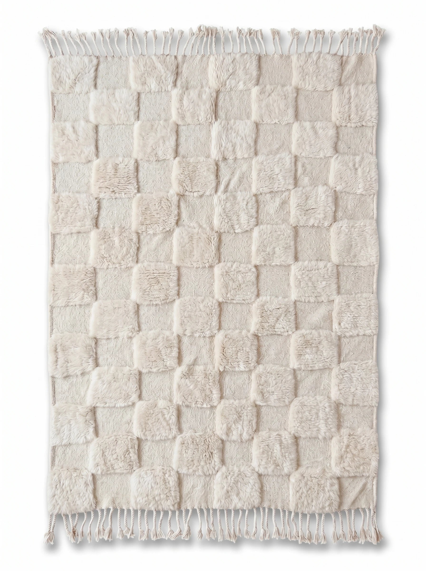 Tappeto Beni Ouarain 154 x 240 cm, tappeto berbero fatto a mano in lana | Tamazi