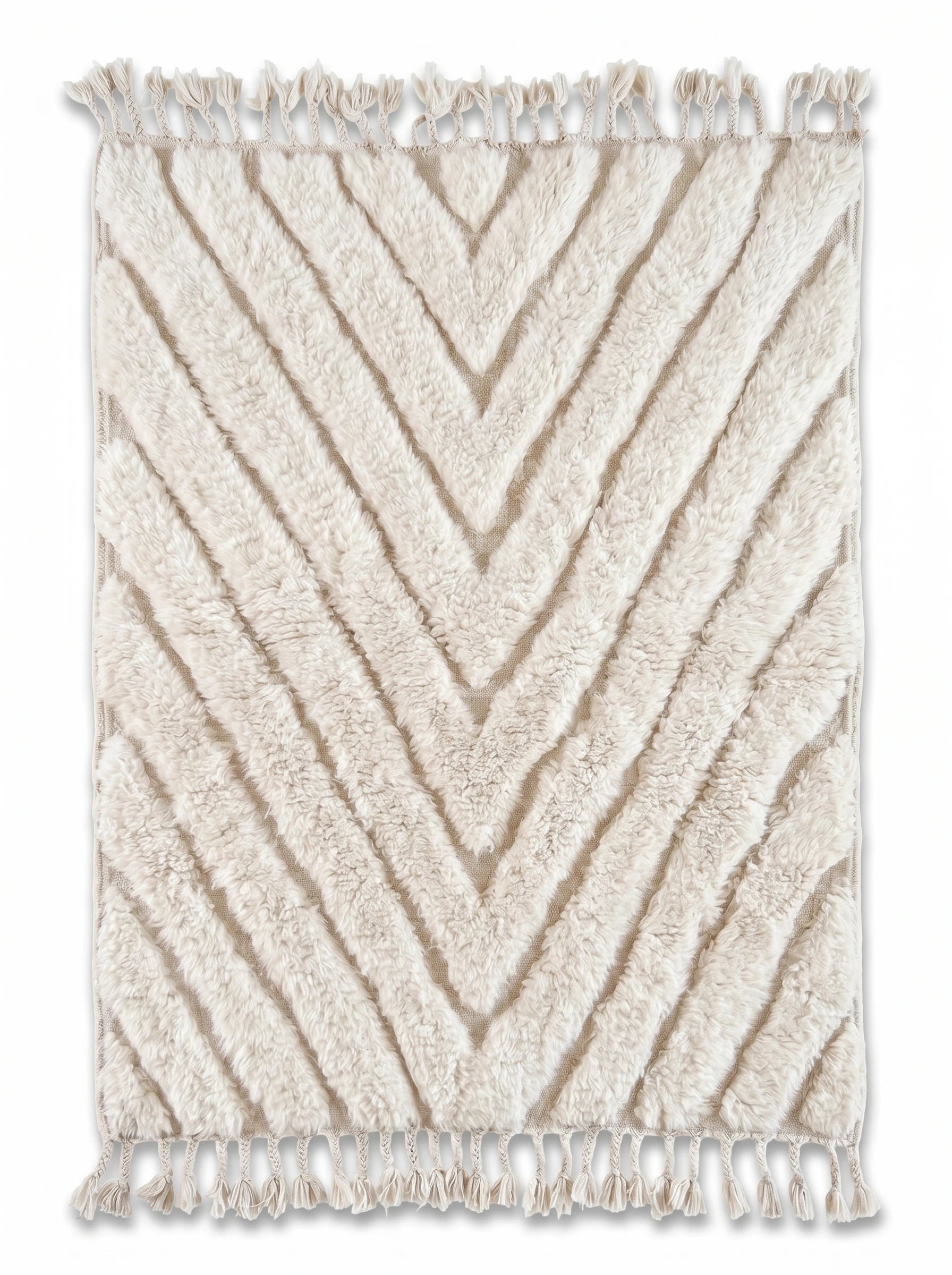 Beni Ouarain tapijt 99 x 161 cm, handgemaakt berbers wollen tapijt | Tamazi