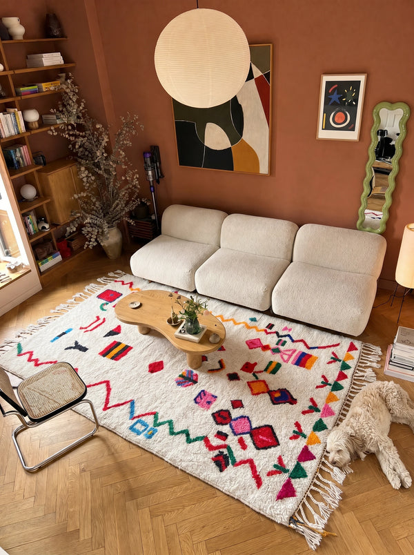 Tappeto berbero colorato 148 x 292 cm - n°2631