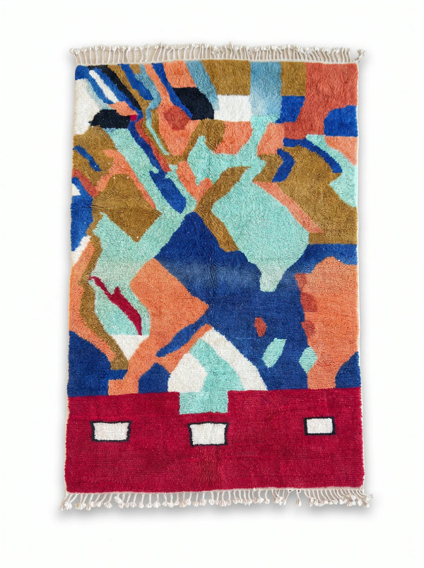Tapis berbère coloré 181 x 285 cm - n°2624