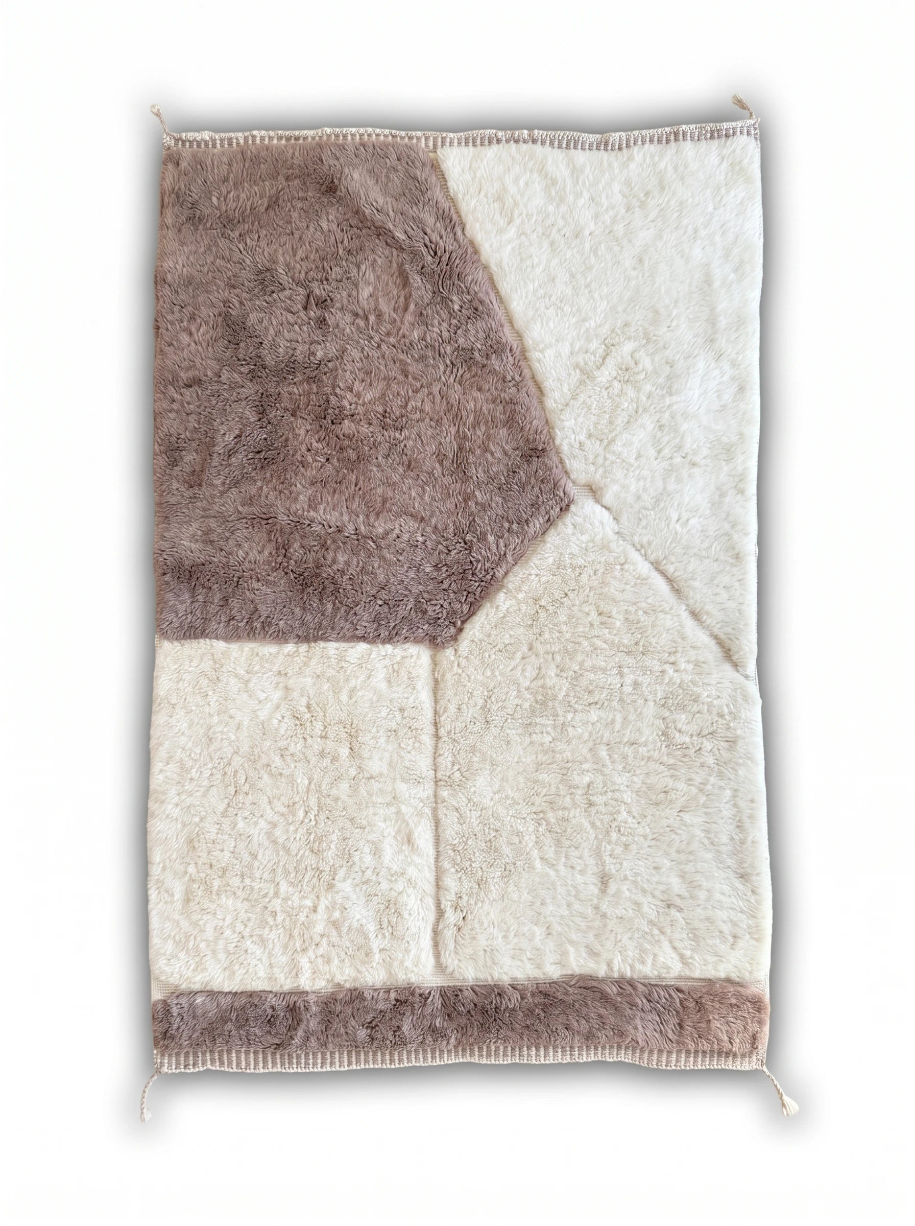 M'rirt Teppich 150 x 246 cm, handgefertigter Berberteppich aus Wolle | Tamazi
