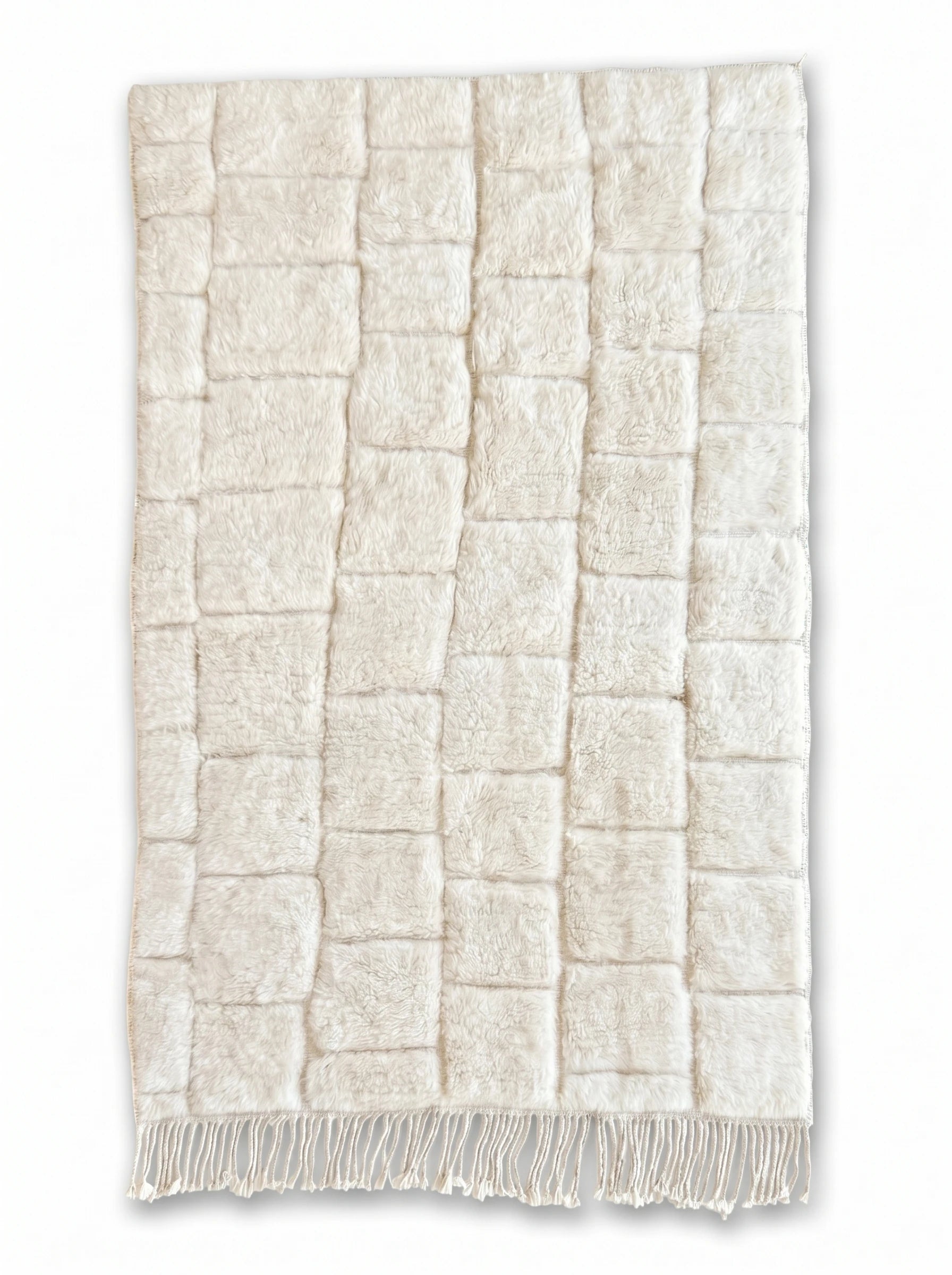 Teppich M'rirt 151 x 264 cm, handgefertigter Berberteppich aus Wolle | Tamazi