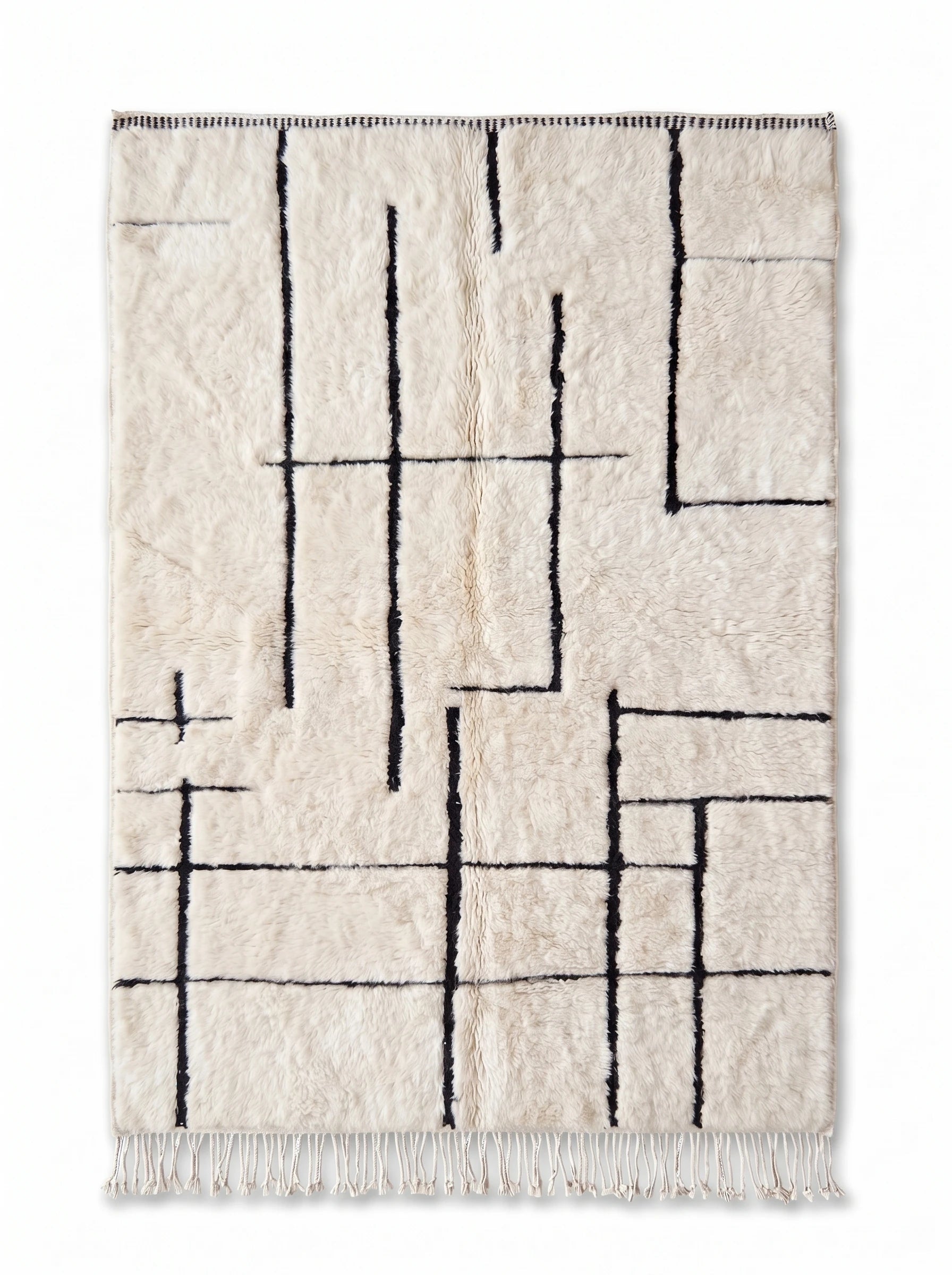M'rirt Teppich 152 x 264 cm, handgefertigter Berberteppich aus Wolle | Tamazi