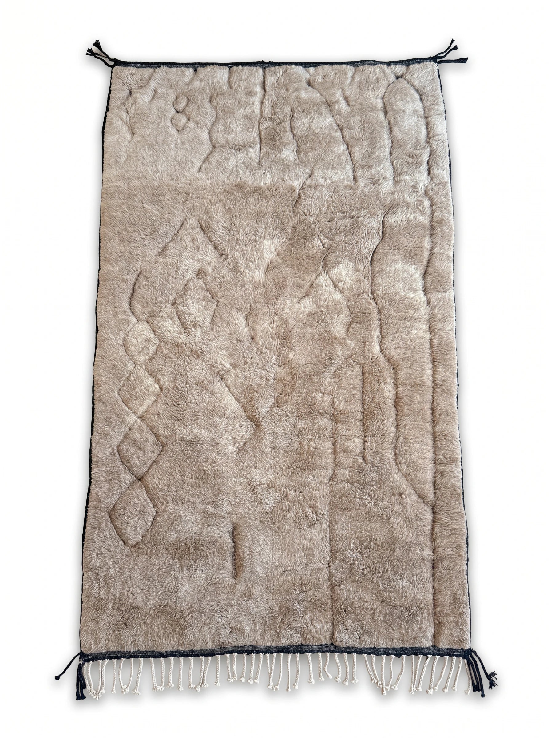 Tapis M'rirt 188 x 349 cm, tapis berbère fait main en laine | Tamazi