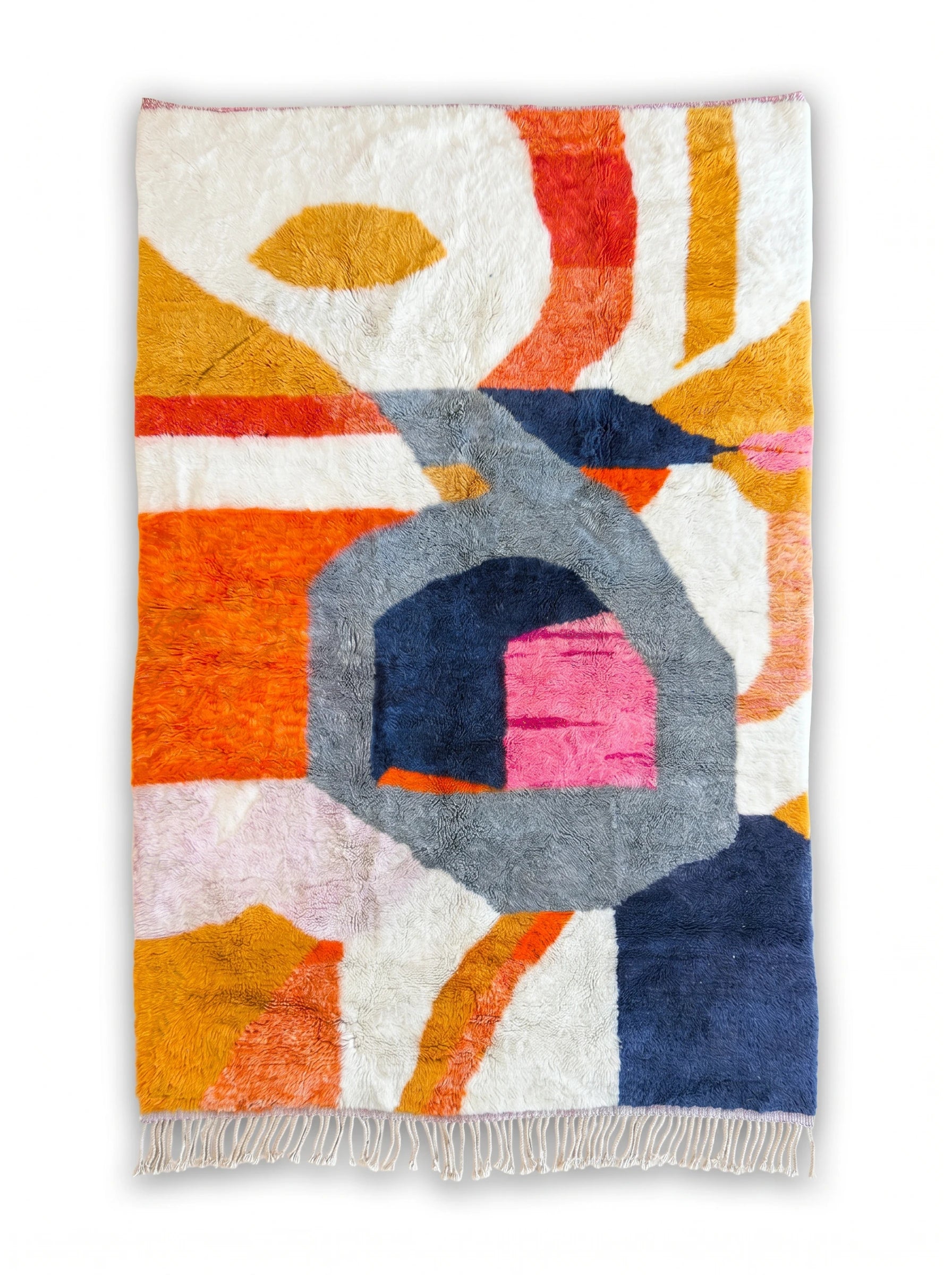 Teppich M'rirt 199 x 323 cm, handgefertigter Berberteppich aus Wolle | Tamazi