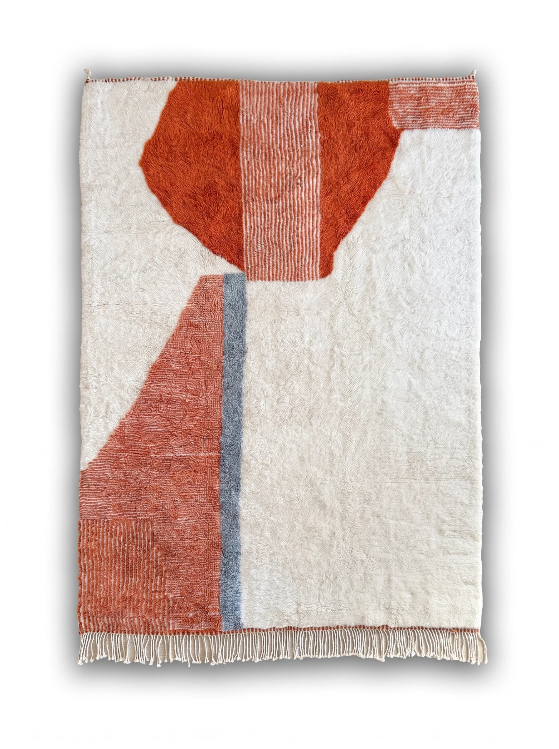 Teppich M'rirt 205 x 300 cm, handgefertigter Berberteppich aus Wolle | Tamazi
