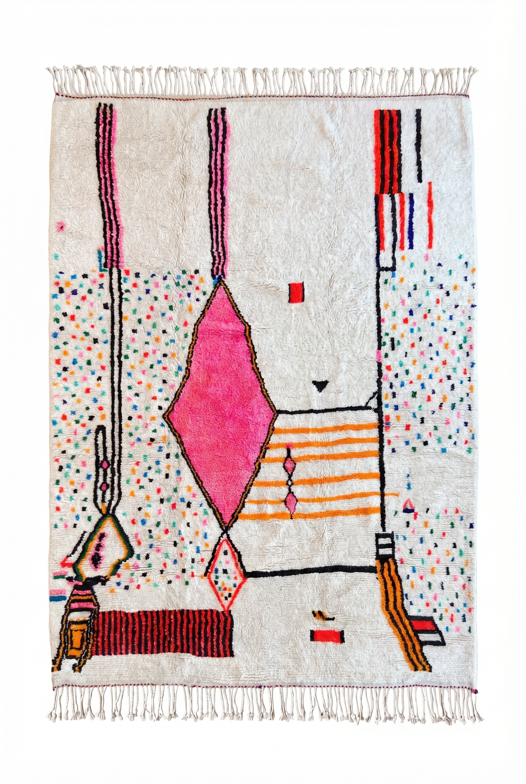Kleurrijk berbers tapijt 255 x 362 cm - n°2541