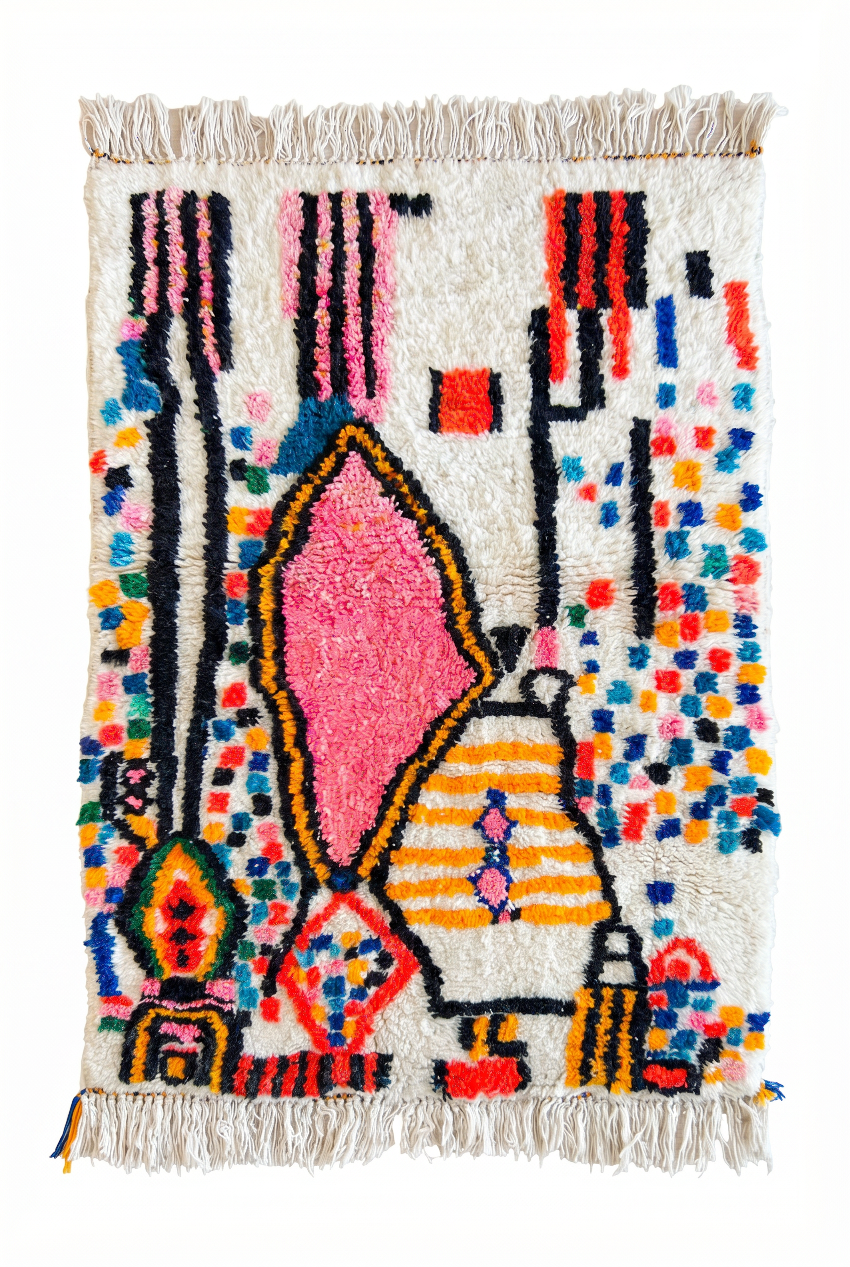 Colorful Berber Rug 107 x 173 cm - n°2545
