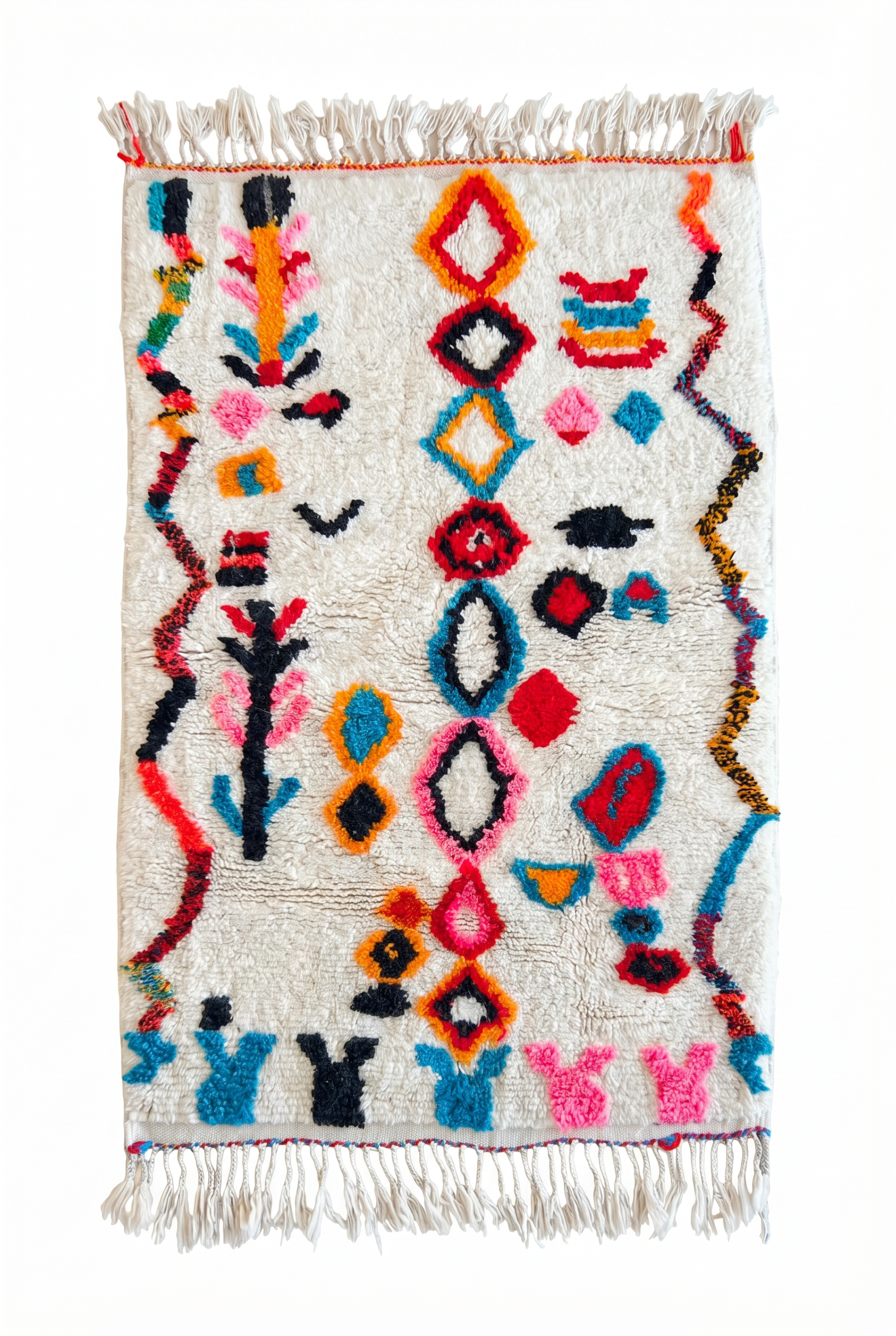 Colorful Berber Rug 100 x 176 cm - n°2552