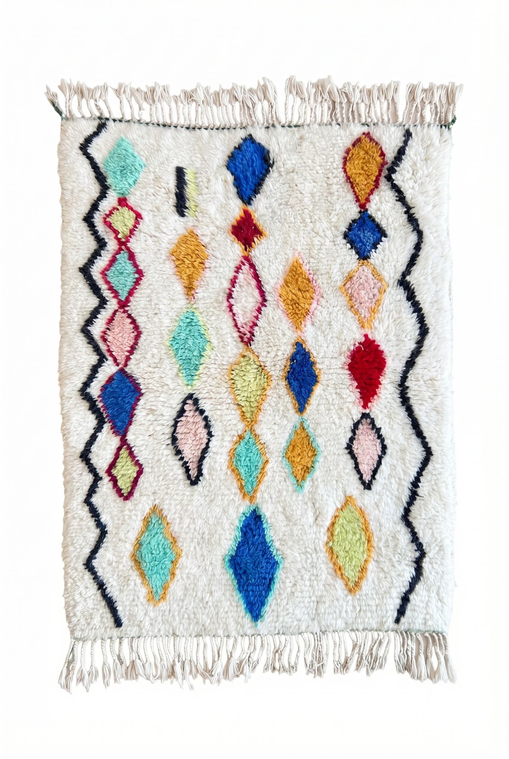 Colorful Berber rug 112 x 167 cm - No. 2531