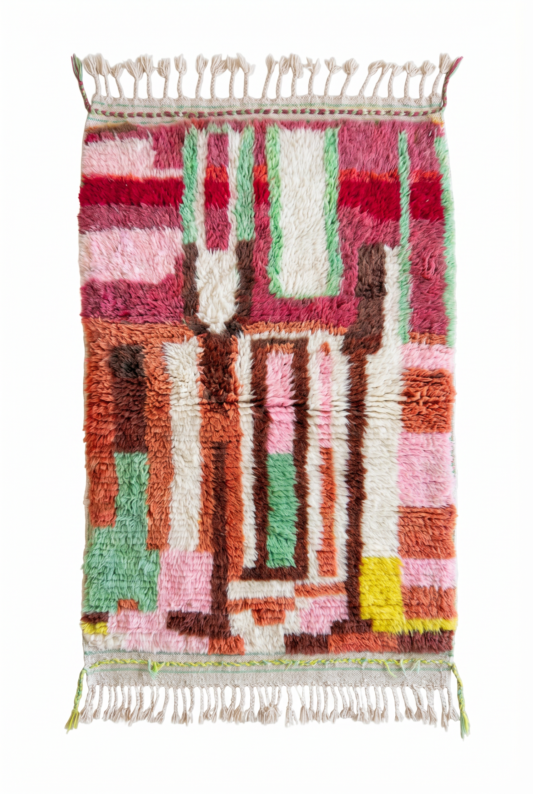 Colorful Berber rug 96 x 168 cm - No. 2505