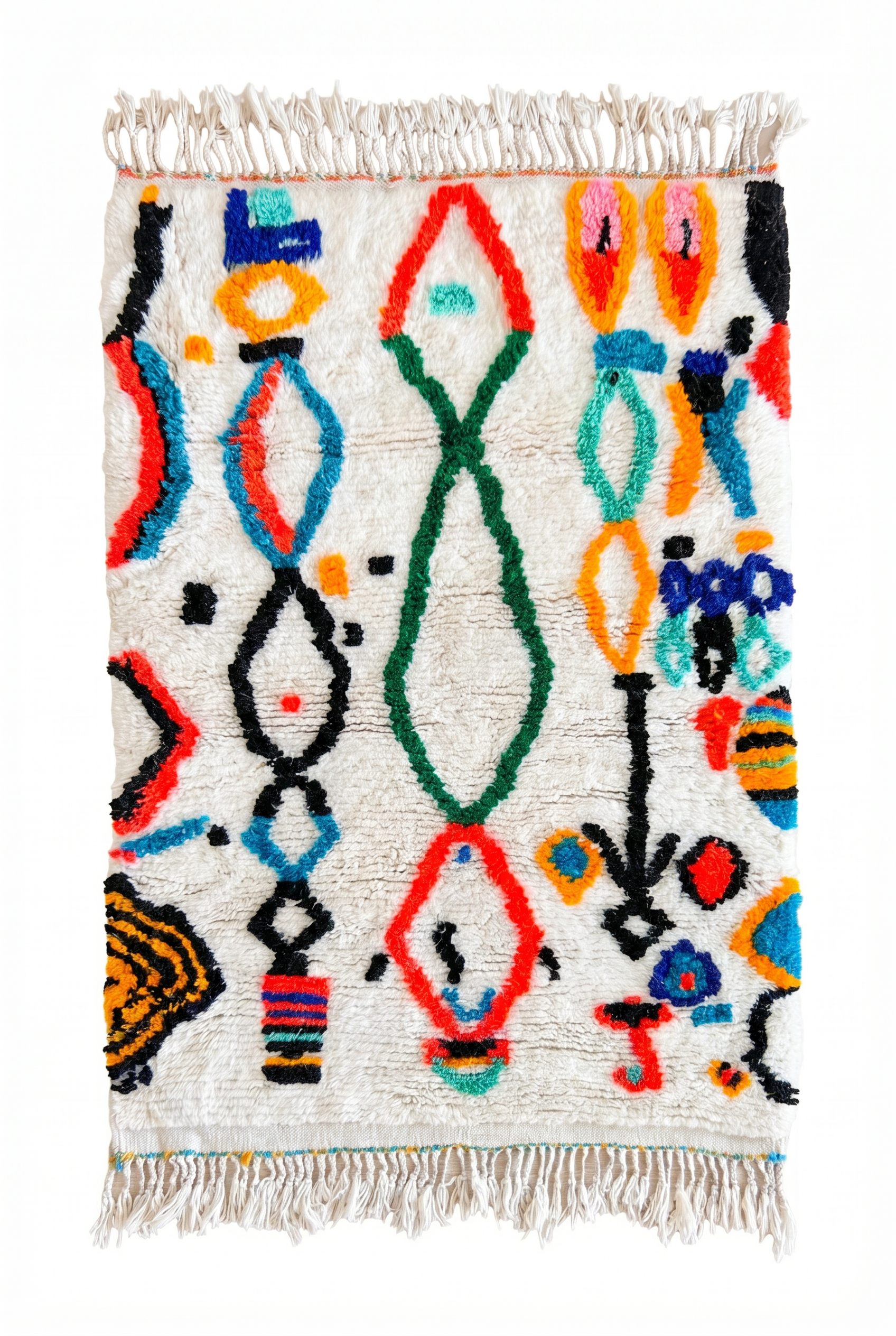 Colorful Berber rug 102 x 169 cm - No. 2406